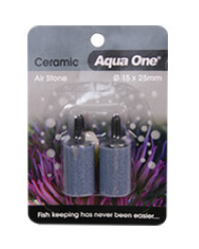 Aqua One Airstone Ceramic 25x15mm 2pk