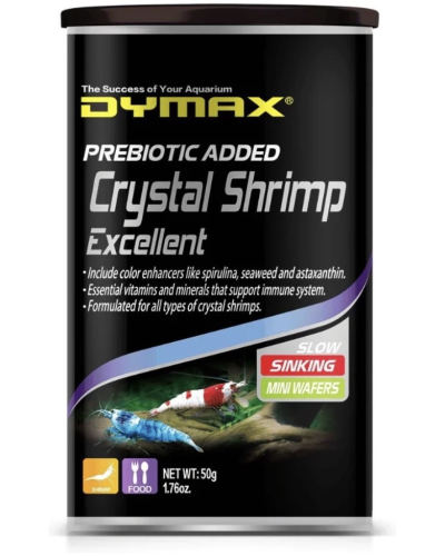 Dymax Crystal Shrimp Slow Sinking Mini Wafers 50g