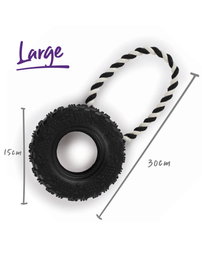 Kazoo Toothy Tug Tyre - Large