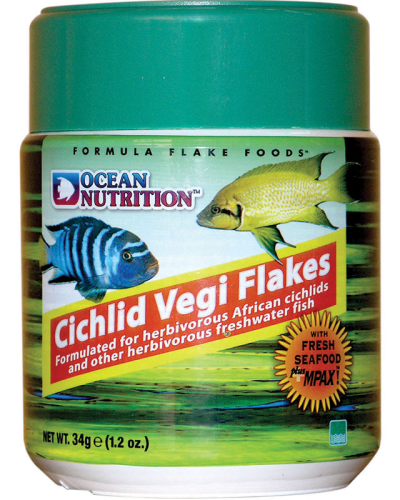 Ocean Nutrition Cichlid Vegi Flakes 34g