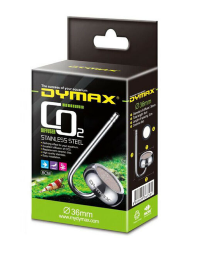 Dymax Stainless Steel Co2 Diffuser 36mm Diameter - Length 8cm