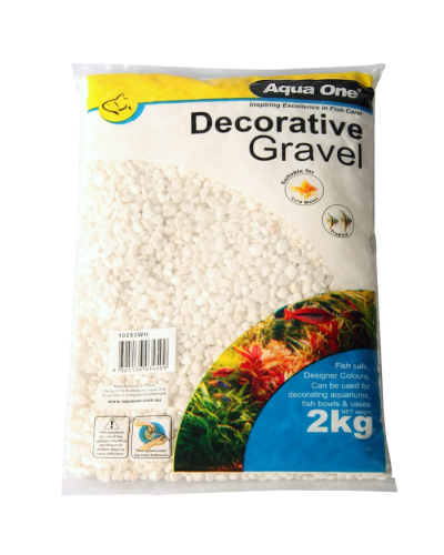 Aqua One Colour Gravel White 2kg