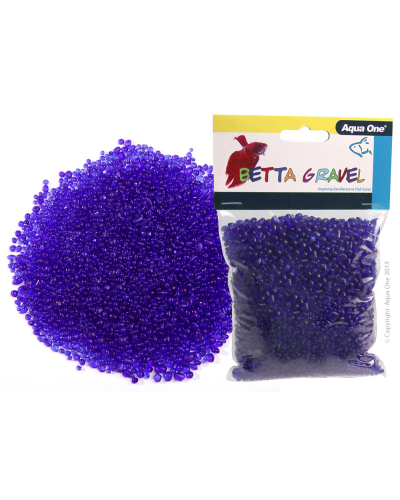 Aqua One Betta Gravel Glass Purple 350g