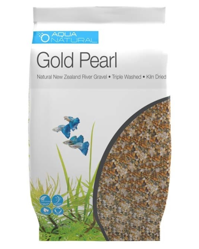 Aqua Natural Gold Pearl Gravel 4.53Kg