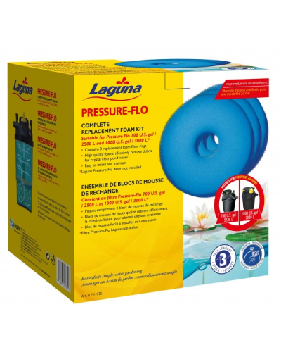 Laguna Pressure Flo Foam Inserts (3) - 2500/3000