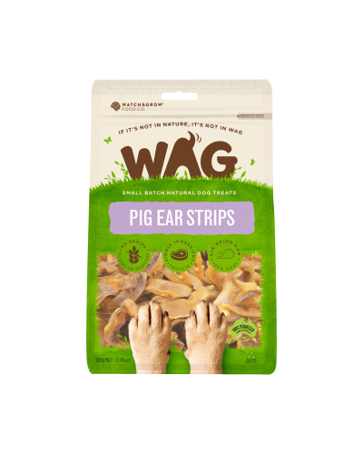 WAG Pig Ear Strips 200g